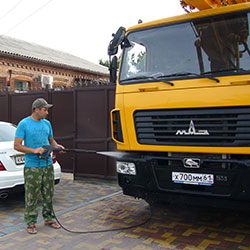 Автовышка АГП 30-8 (Автогидроподъёмник телескопический с гуськом 30 метров)